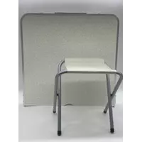 Стол для пикника с 4 стульями Folding Table (60х120 cм) серебро (1шт)
