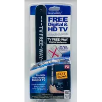 Антенна / Antenna Цифровая комнатная ТВ Free Digital & Hd TV (HD Clear Double) / ART-0228 (120шт)