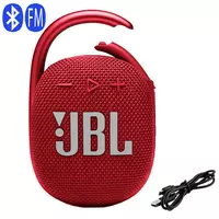 Bluetooth-колонка JBL CLIP4, speakerphone, радио, PowerBank, red