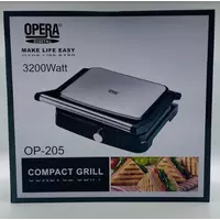 Гриль / Мультимейкер OP205 "Compact Grill" (ОPERA / 3200W) (6шт)