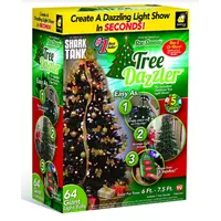 Новогодний свет для елки Star Shower Dazzle Tree 8030 (RGB 64ламп) (24шт)