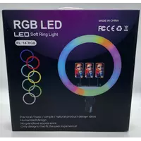 Кольцевая светодиодная лампа / Ring Light RL14 (BLACK) RGB (диаметр  36cм ) (10шт)