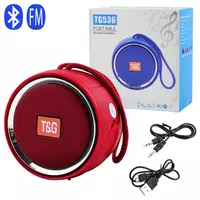 Bluetooth-колонка TG536, speakerphone, радио, red