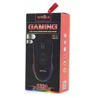 Мышь игровая черная WEIBO S320 7 кнопок с подсветкой 4800 DPI (60шт)