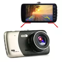 Автомобильный видеорегистратор X600, LCD 4", Angel Lens, камеры, 1080P Full HD, металл. корпус