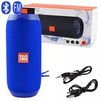 Bluetooth-колонка TG117, speakerphone, радио, blue