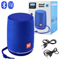 Bluetooth-колонка TG527, speakerphone, радио, blue