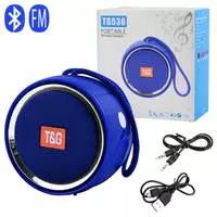 Bluetooth-колонка TG536, speakerphone, радио, blue