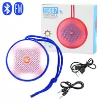 Bluetooth-колонка TG607, speakerphone, радио, blue