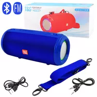 Bluetooth-колонка TG537, speakerphone, радио, blue
